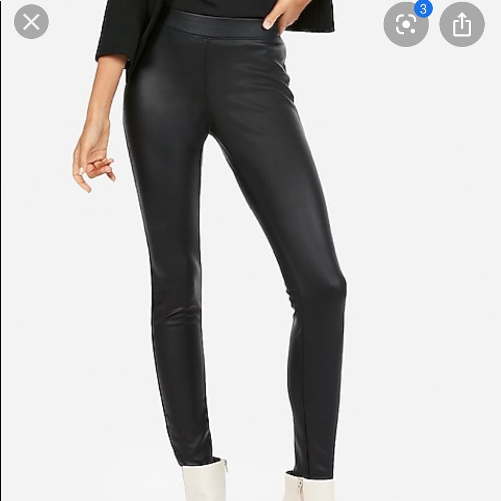 Express Leather Leggings